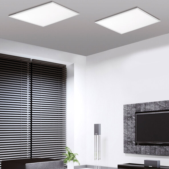 LED-Deckenleuchte LOLAsmart Flat, 45 x 45 cm