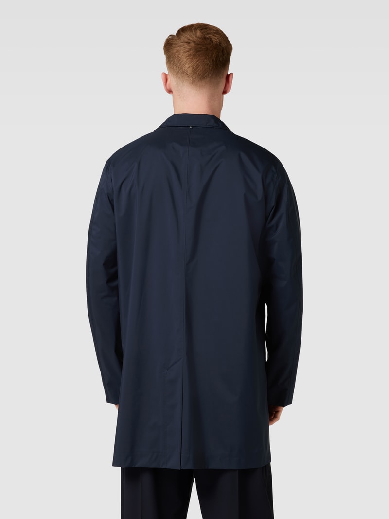 Mantel mit Stehkragen Modell 'Jared' in marineblau