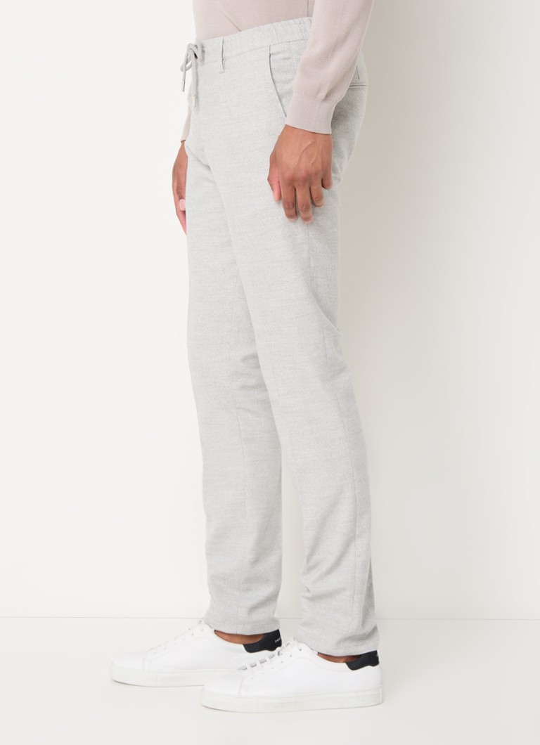 Profuomo Chino slim fit con bordi arrotondati e bordi arrotondati