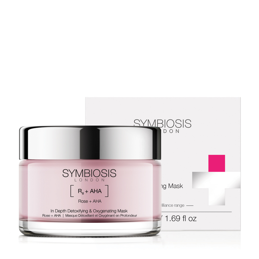 symbiosis [Rose + AHA] - Masque Détoxifiant et Oxygénant en Profondeur Masques & Exfoliants