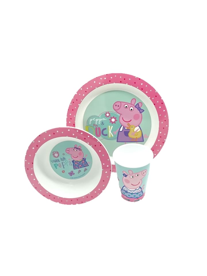 Stor Peppa Wutz Kinder Geschirr Kindergeschirr 3er Set 3 Jahre günstig kaufen onesize