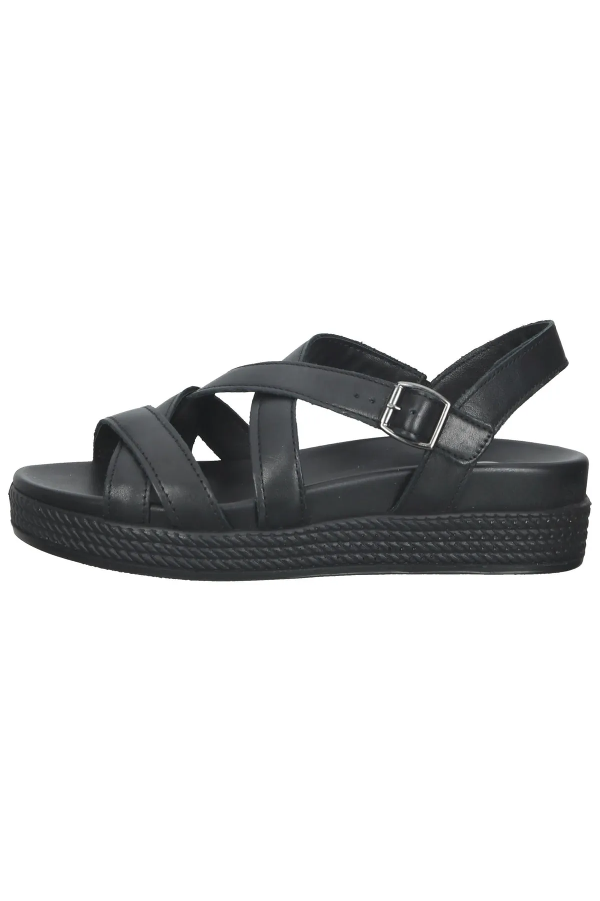 Bama  Sandalette - Schwarz - Flacher Absatz