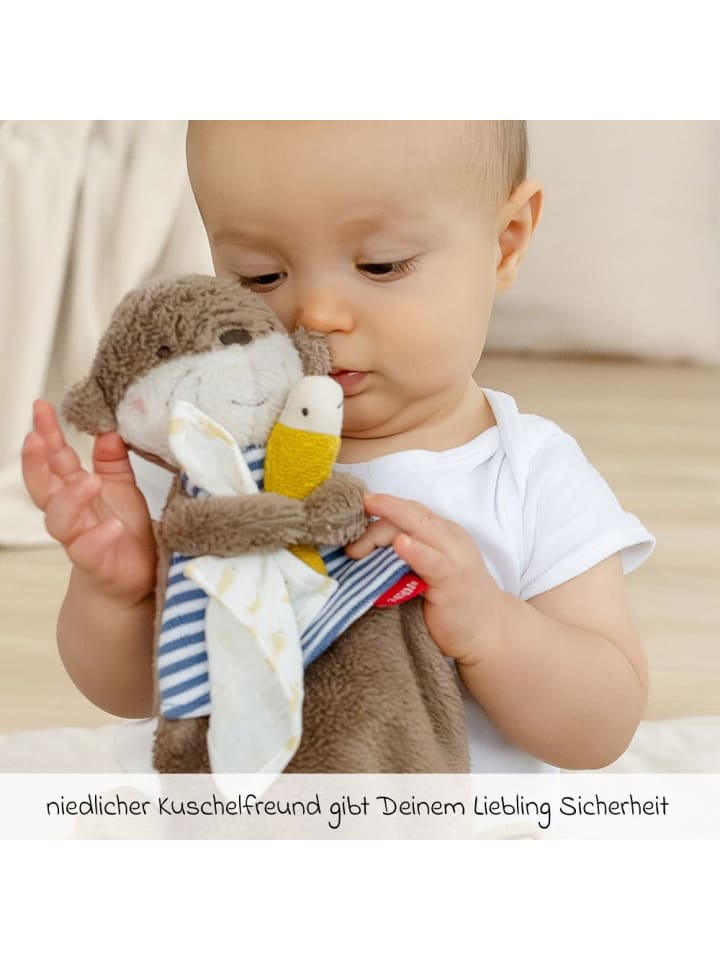 Fehn Schmusetuch / Schnuffeltuch - Otter in braun,bunt günstig kaufen onesize