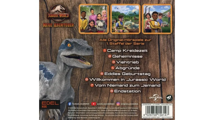 Staffelbox 1 Jurassic World-Neue Abenteuer