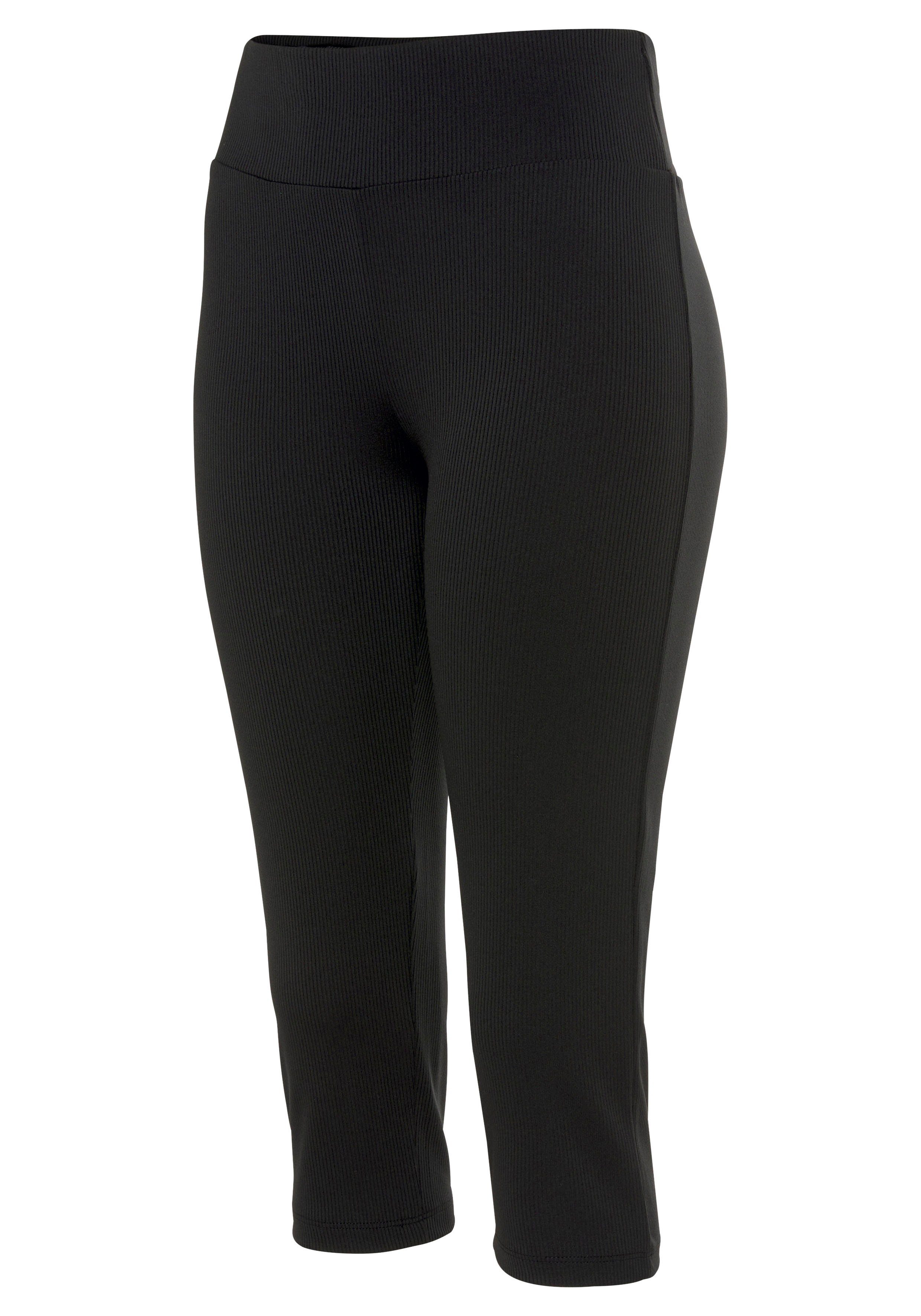 LASCANA ACTIVE Caprileggings mit Rippstruktur