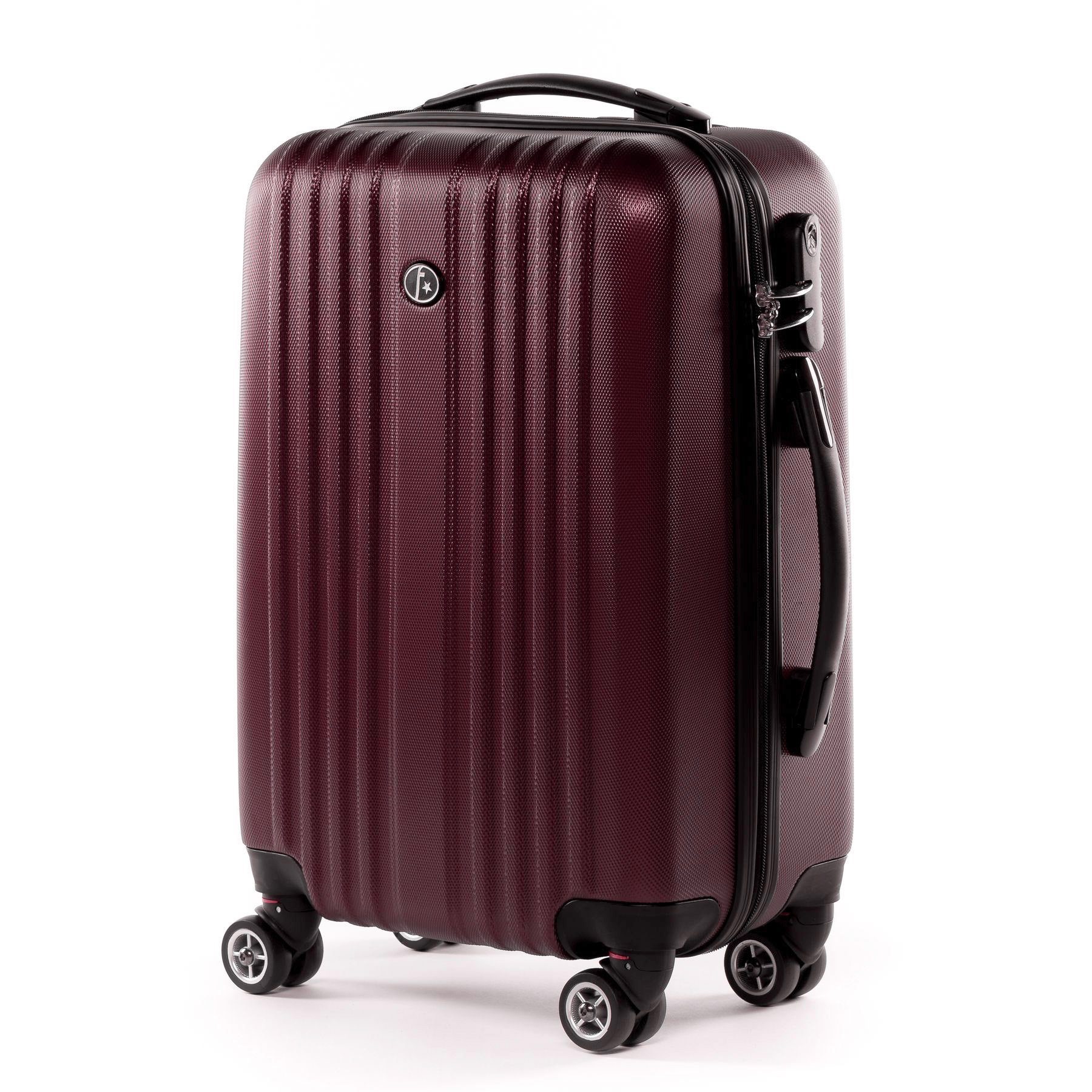 FERGÉ Kofferset 3 teilig Hartschale Toulouse, Trolley 3er Koffer Set, Reisekoffer 4 Rollen, Premium Rollkoffer