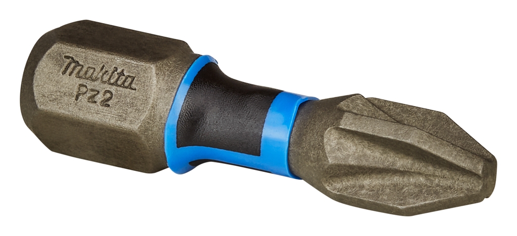 Makita Accessories E-03171 Bit șurubelniță cu impact PZ2x25mm XTT Impact Premier, 2 bucăți