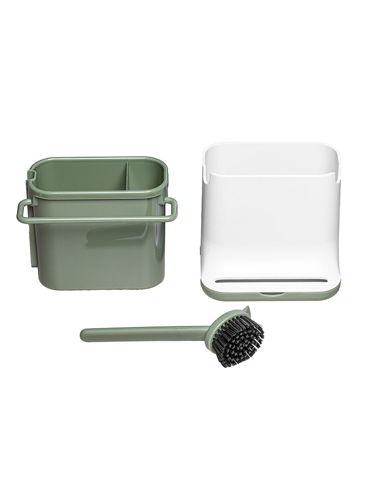 Chefware Spülbecken-Organizer in Weiß/ Grün - (B)13,5 x (H)15,5 x (T)10,5 cm günstig kaufen onesize