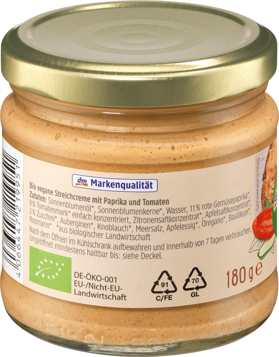 Brotaufstrich, Streichcreme Toskana, 180 g