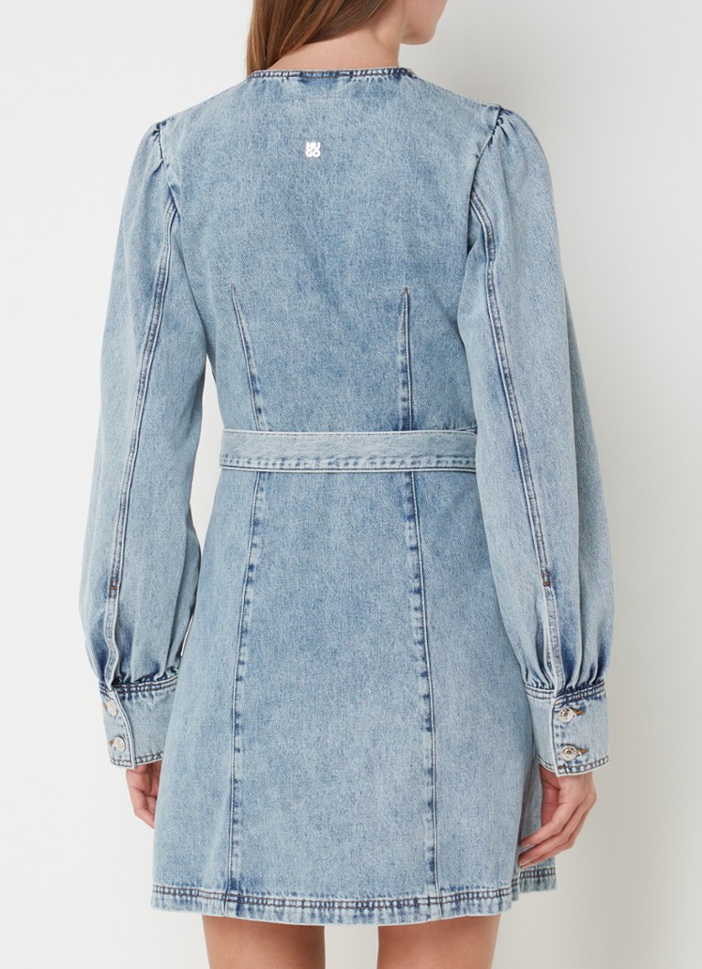 Rochie mini din denim HUGO BOSS Gissi