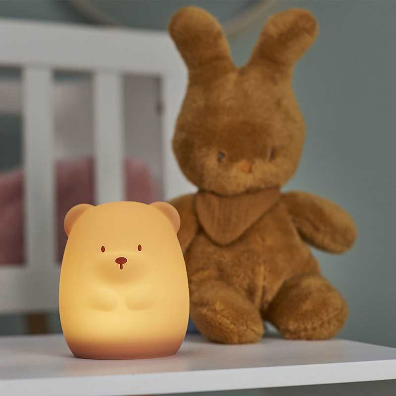 Veilleuse lumineuse ours caramel Nattou