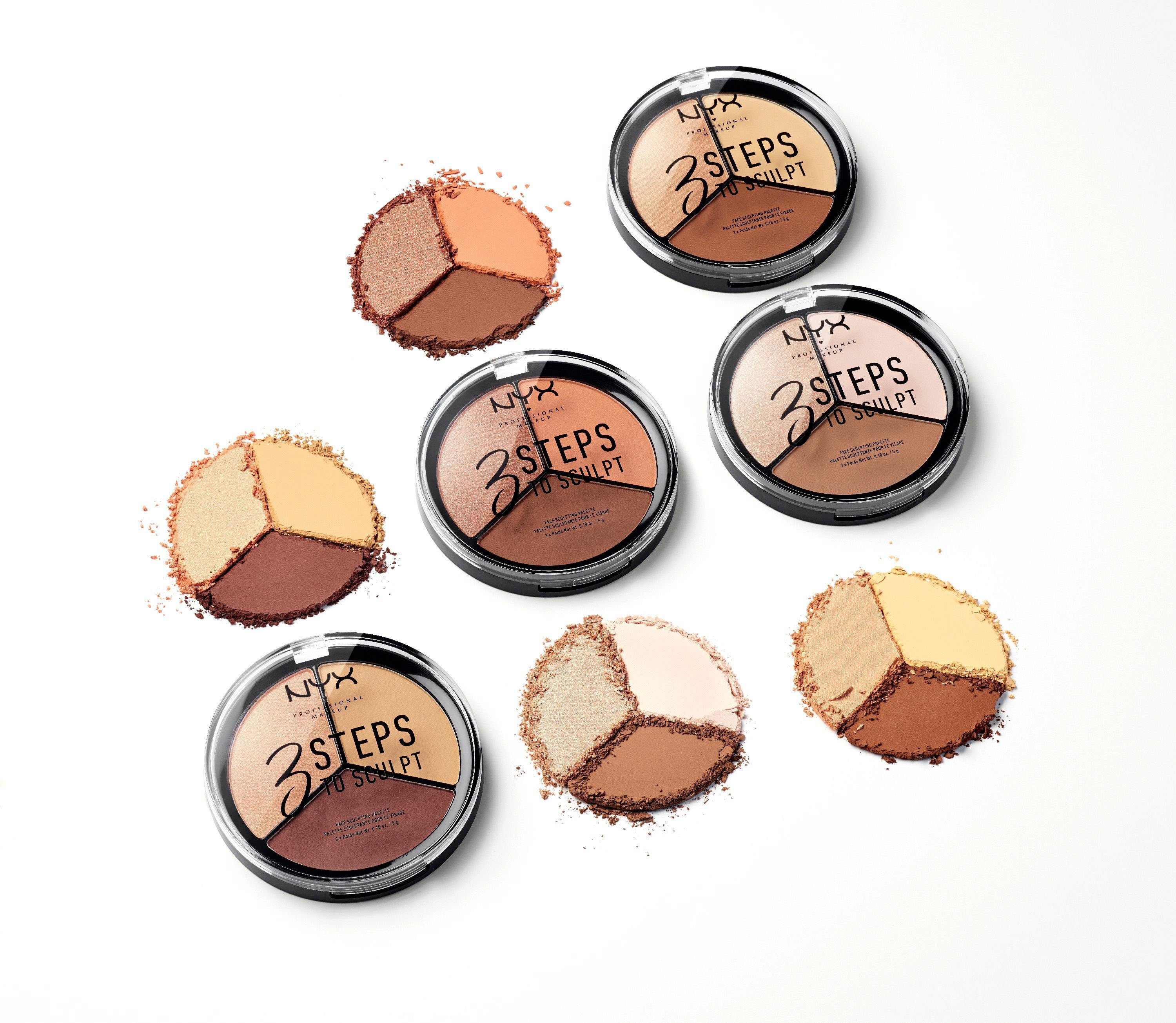 NYX Puder NYX Professional Makeup 3 Steps to Sculpt