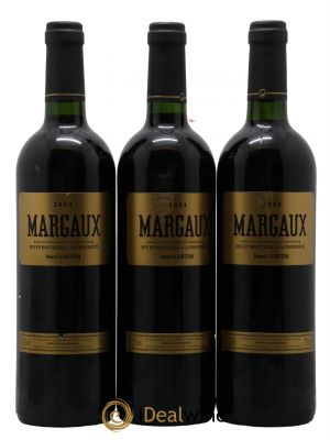 - Margaux Henri Lurton 2004 - Lot de 3 Bouteilles