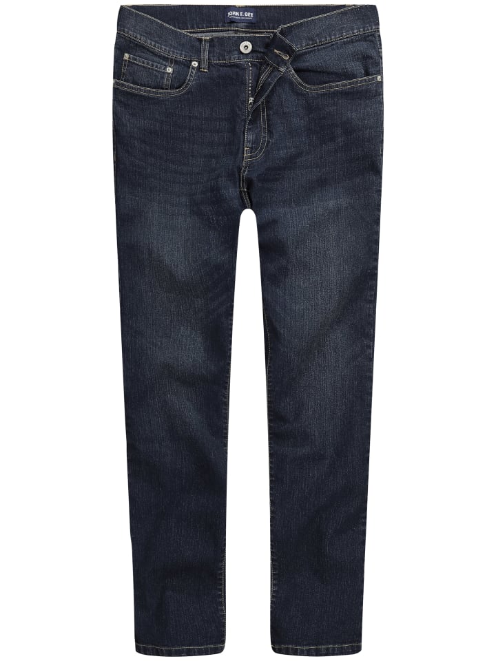 John F. Gee Jeanshose in mattes jeansblau günstig kaufen
