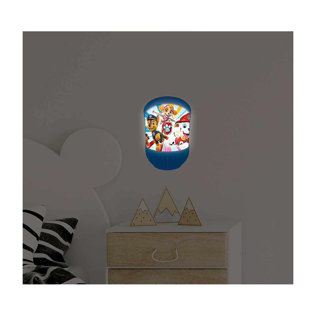 Paw Patrol Wandlicht Tisch-Nachtlicht Lampe mit Timerfunktion