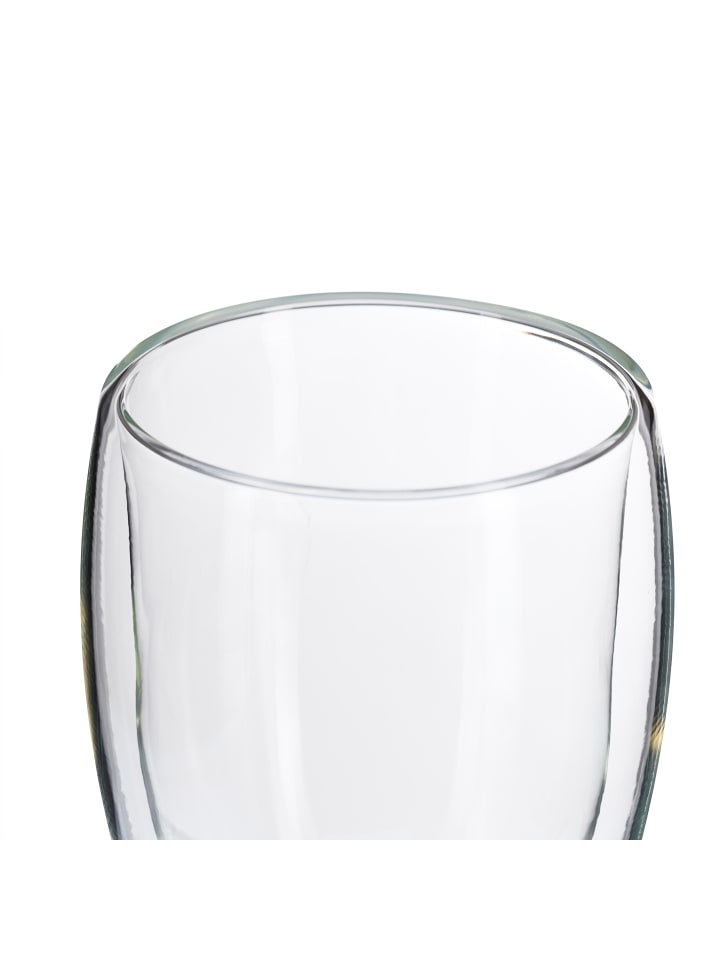 relaxdays 2 x Latte Macchiato Gläser in Transparent - 350 ml günstig kaufen onesize