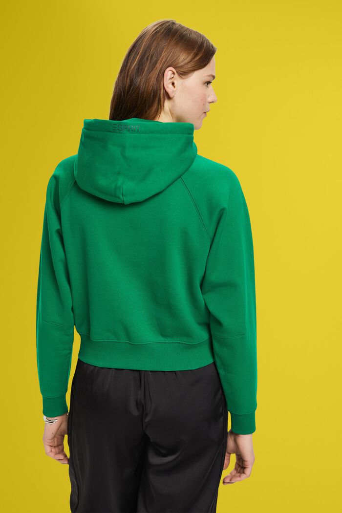 Cropped-Hoodie mit Delfin-Logo