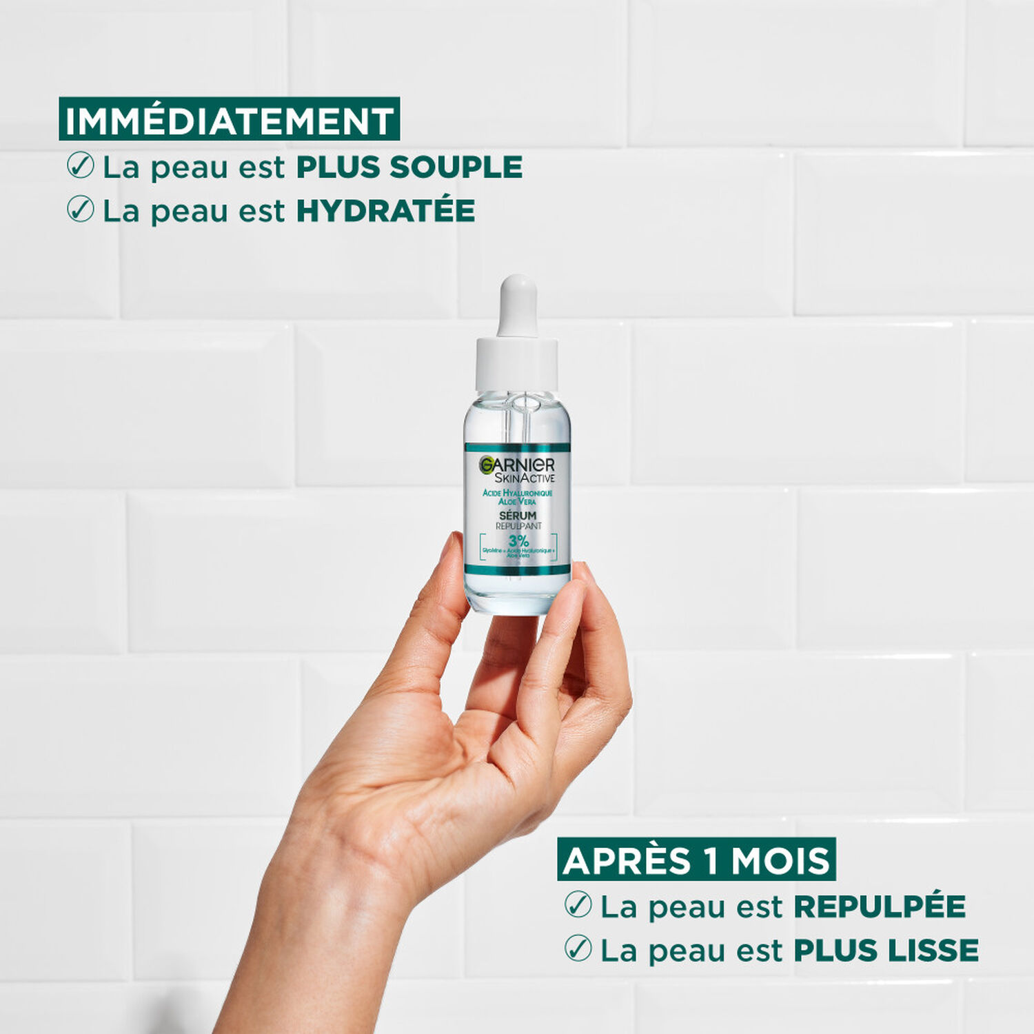 Garnier SkinActive Super Sérum Repulpant Acide Hyaluronique & Aloe Vera
