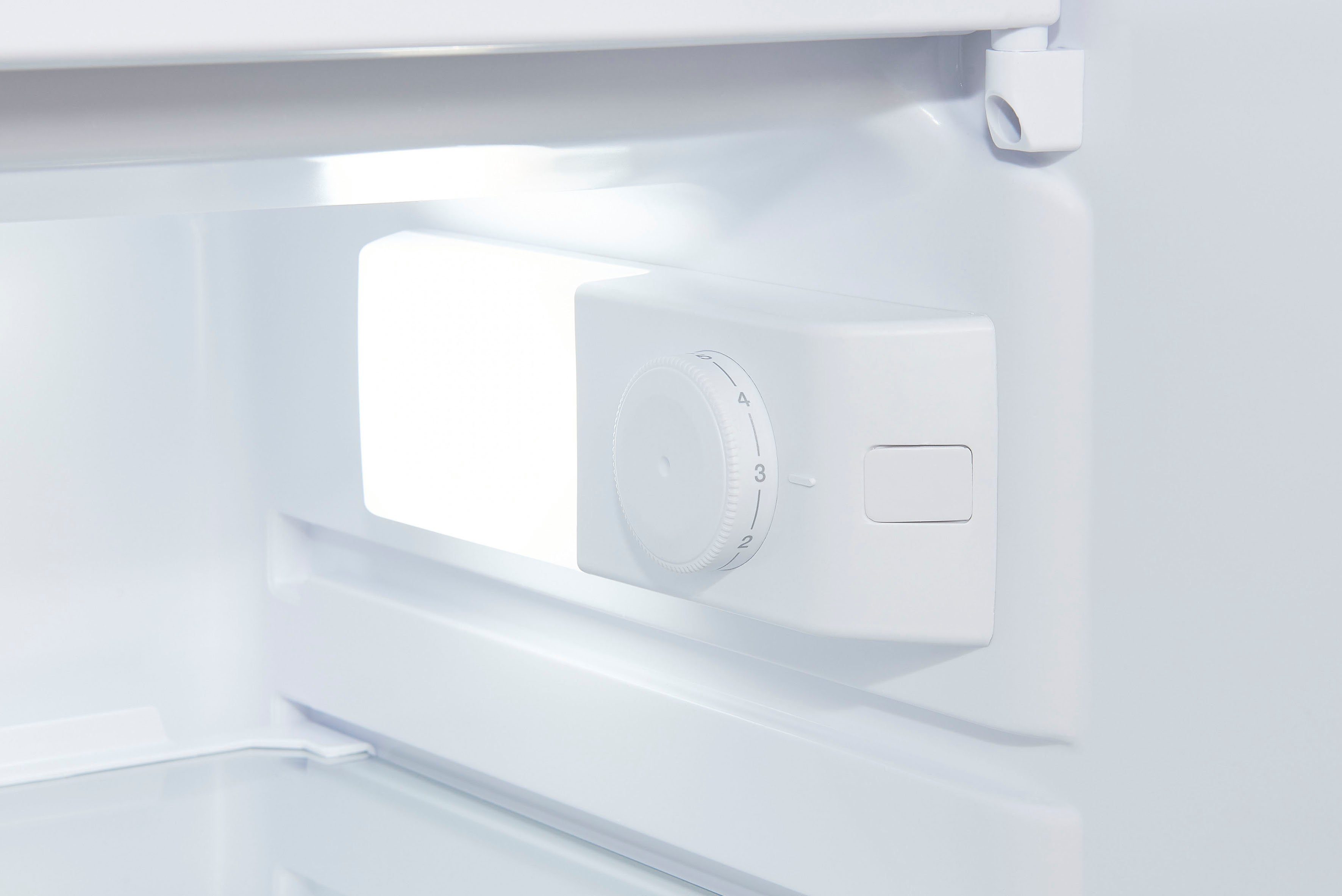 exquisit Kühlschrank KS16-4-HE-040E inoxlook, 85,5 cm hoch, 55,0 cm breit