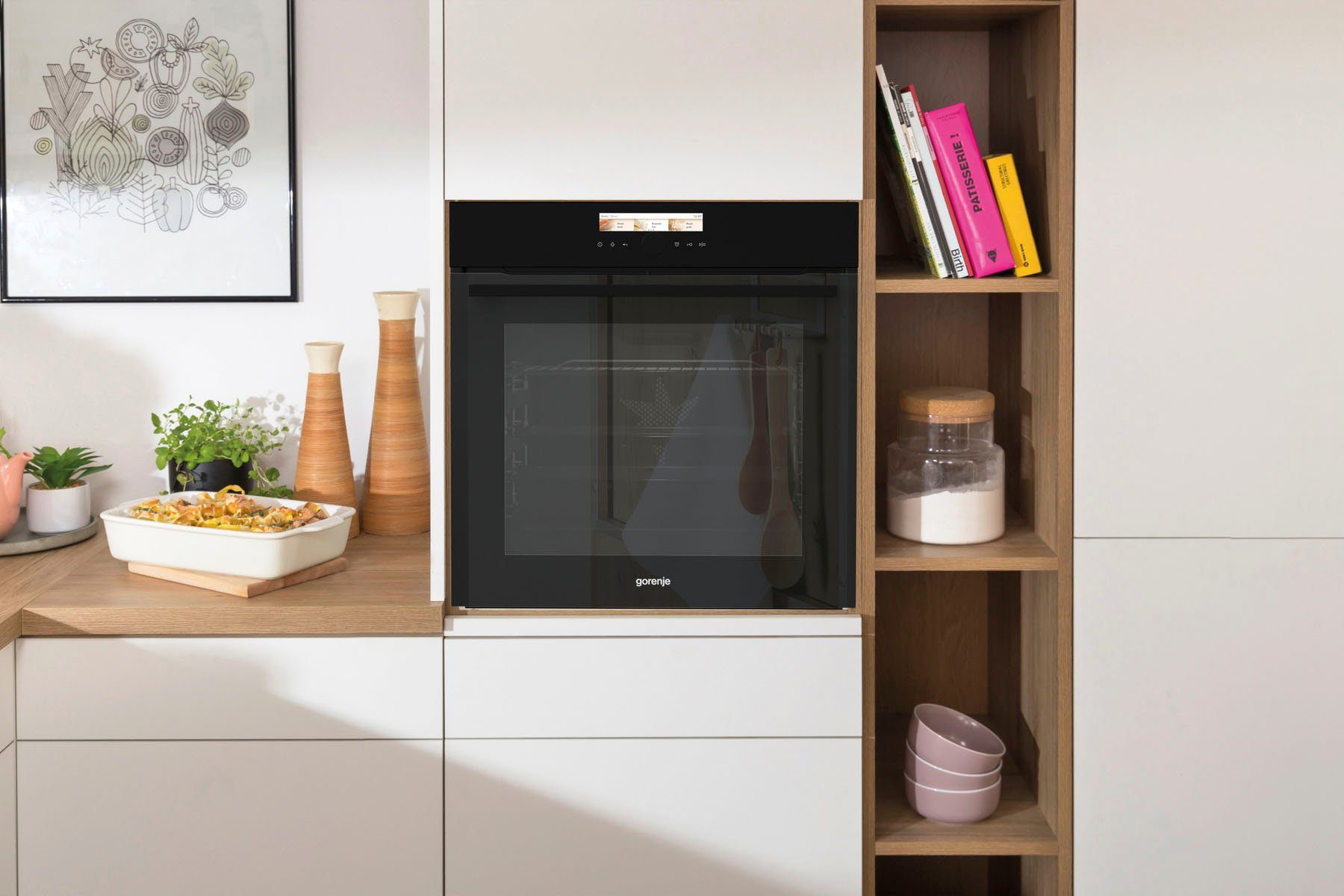 GORENJE Einbaubackofen BO 798 S37BG, Aqua-Reinigungsfunktion