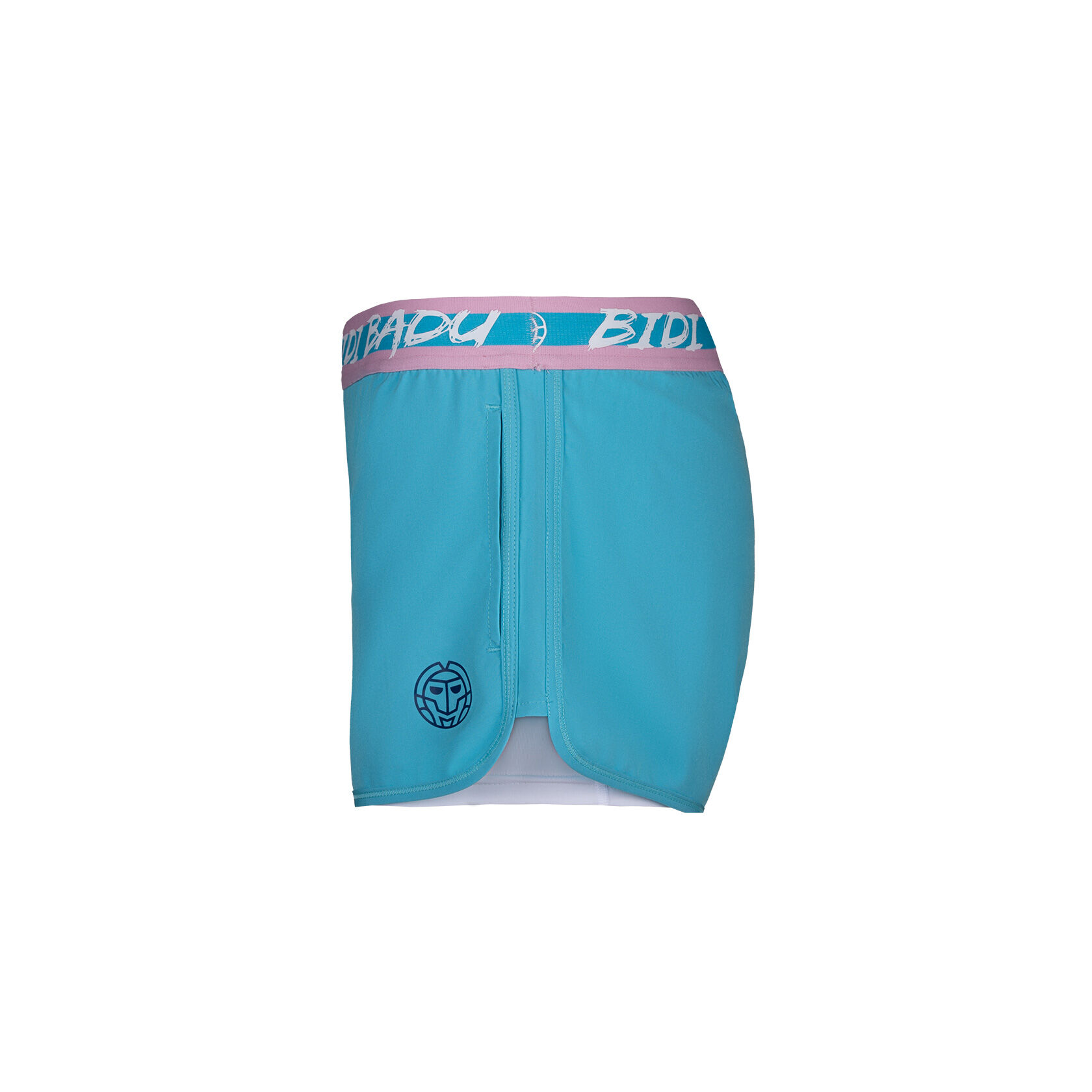 Tiida Tech 2in1 Shorts Damen - Türkis, Weiß