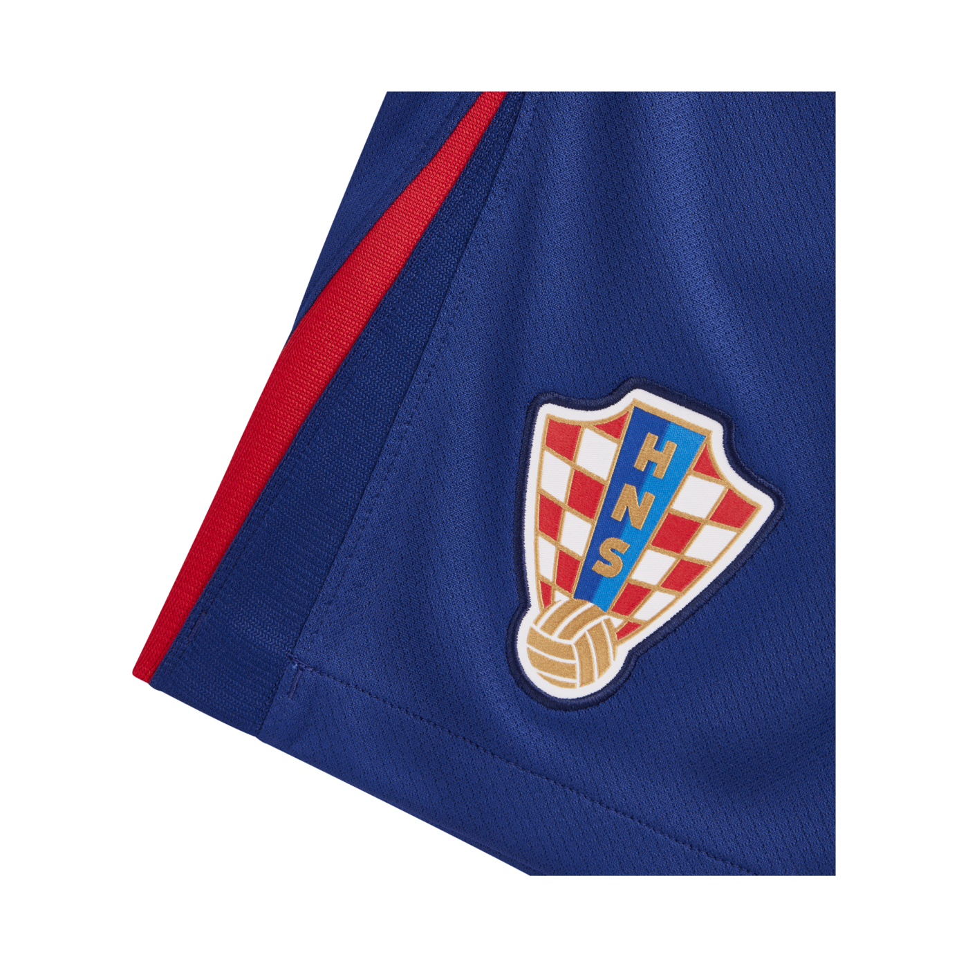 Nike Kraotien Short EM 2024 Kids Blau Rot Weiss F455