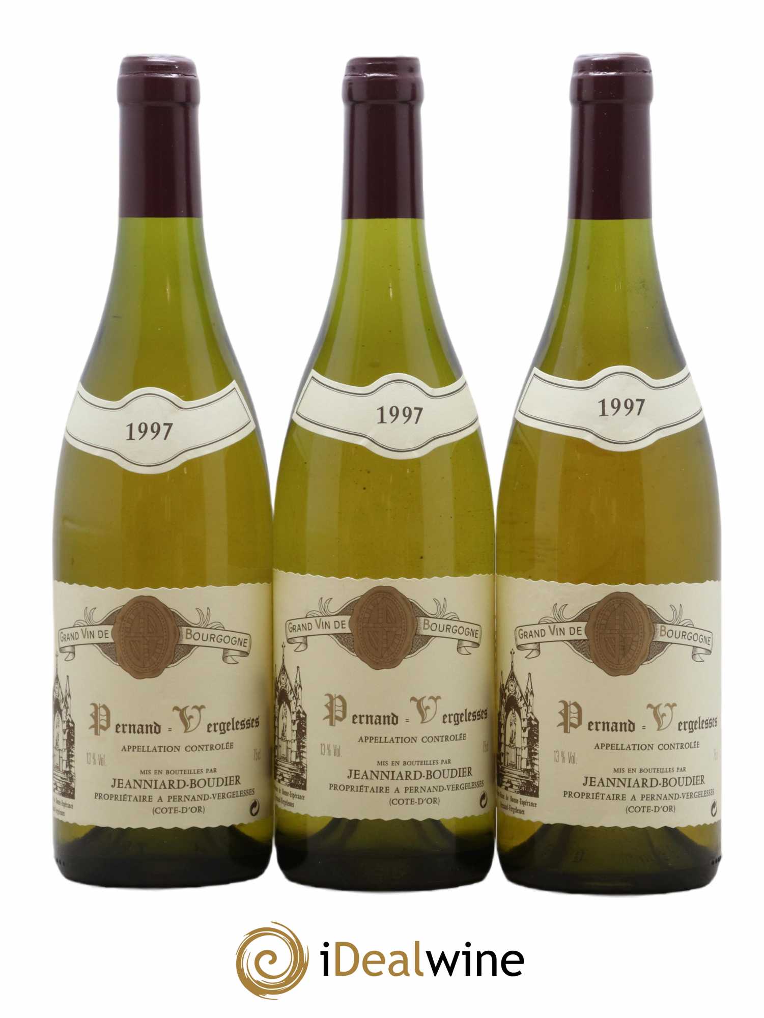 Pernand-Vergelesses Domaine Jeanniard Boudier 1997 - Lot de 6 Bouteilles