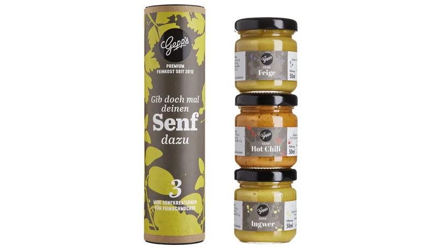 Gepp's Mini Set Gib Doch Mal Deinen Senf Dazu! 150 g