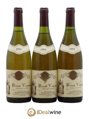 Pernand-Vergelesses Domaine Jeanniard Boudier 1994 - Lot de 3 Bouteilles