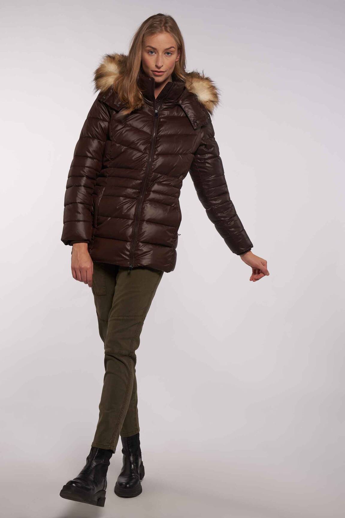 S Oliver Doudounes Femme couleur marron