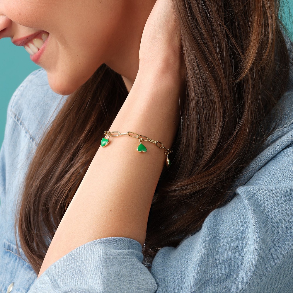 GMK Collection Bracelet Acier inoxydable, Émail Bracelet
