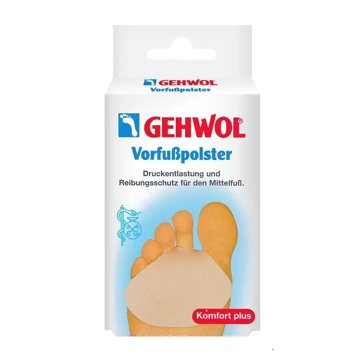Μαξιλάρι Gehwol Gel Anti-Pressure για το μπροστινό μέρος του ποδιού Universal