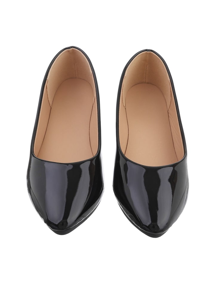 Ital-Design Ballerina in Schwarz günstig kaufen