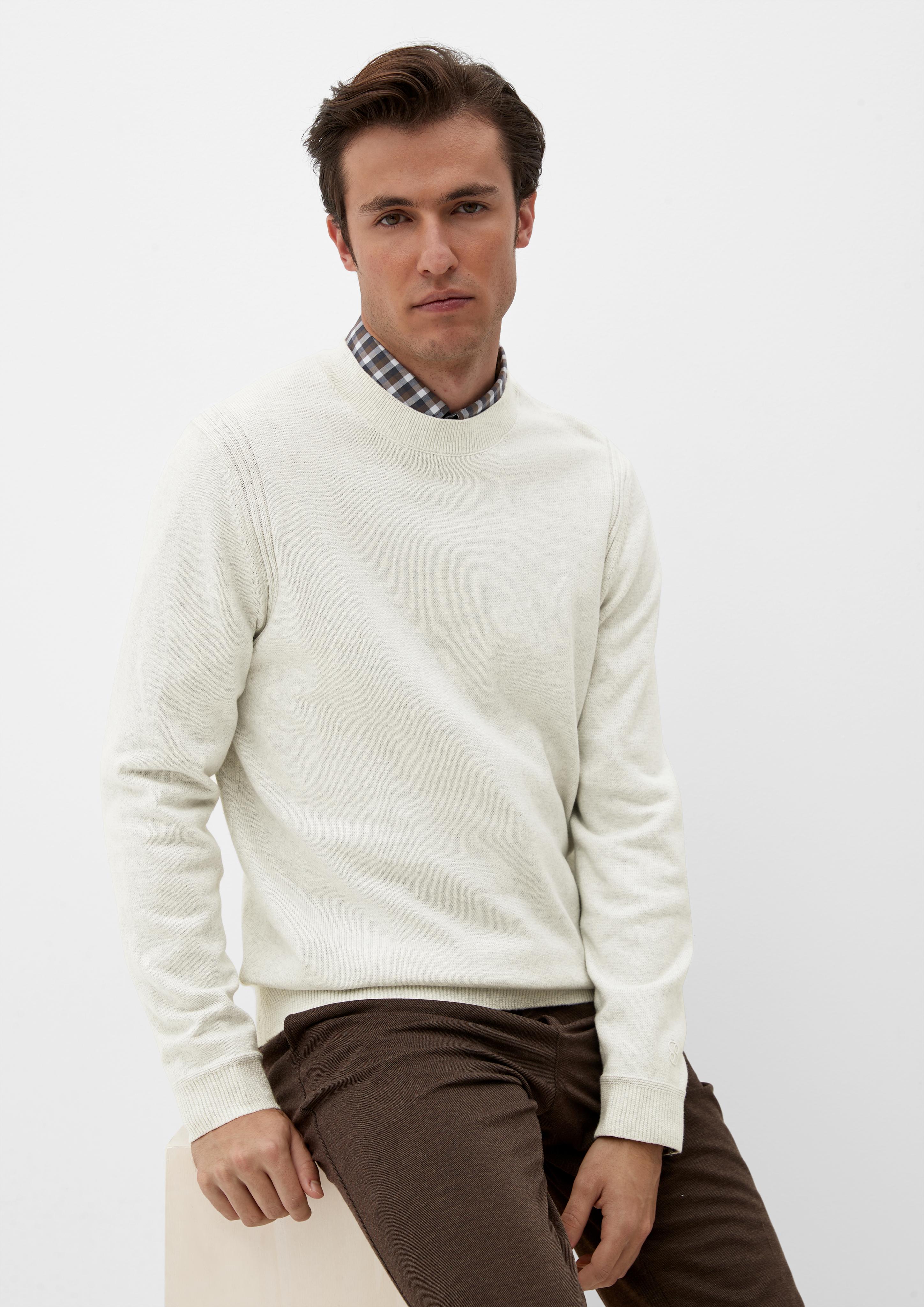 Feinstrickpullover mit Rippdetails  2124554-90X0
