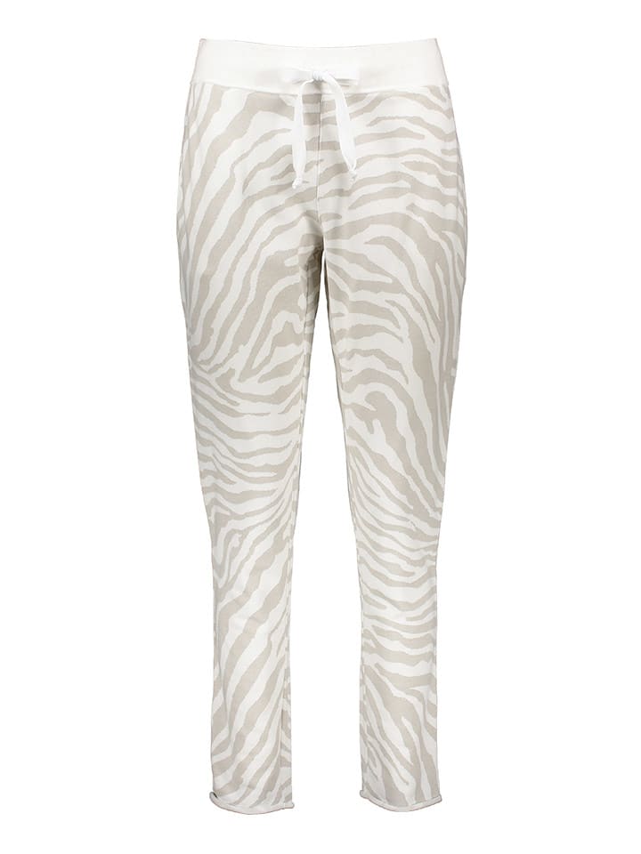 Juvia Sweathose in Sand/ Weiß günstig kaufen
