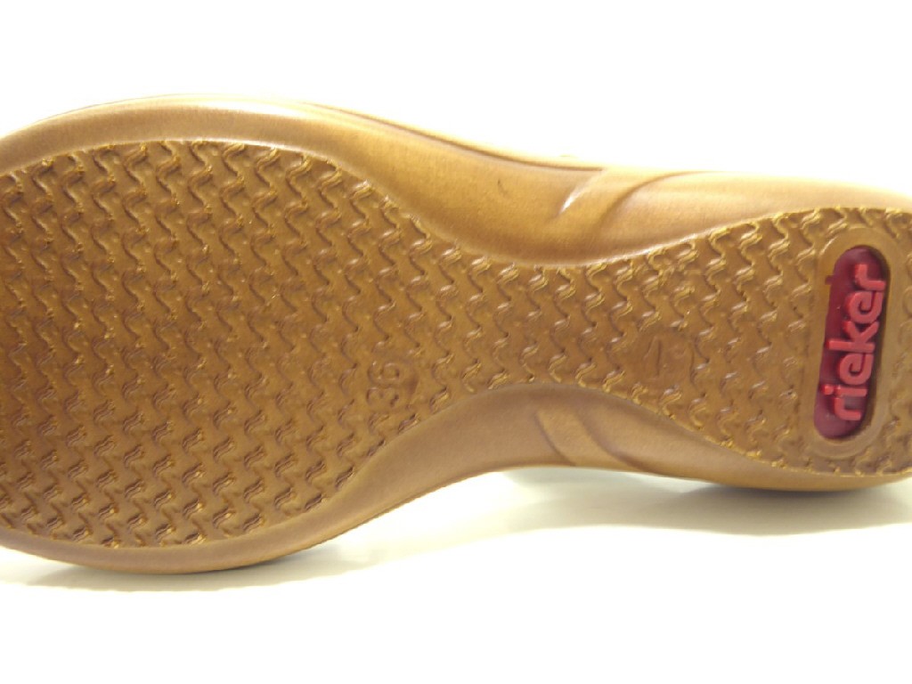 RIEKER Komfort Sandalen silber