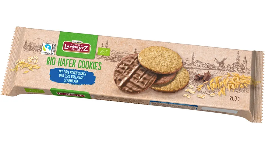 Henry Lambertz Bio Hafer Cookies Vollmilch 200 g