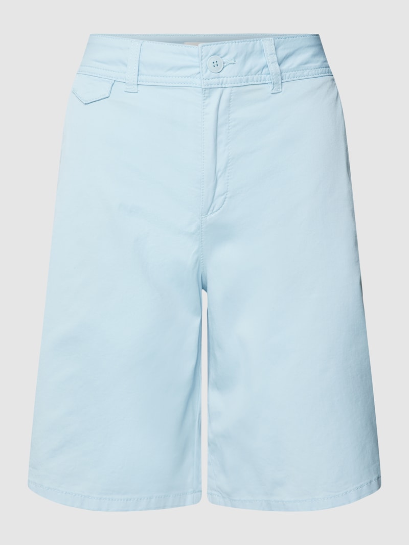 Bermudas mit Eingrifftaschen in hellblau