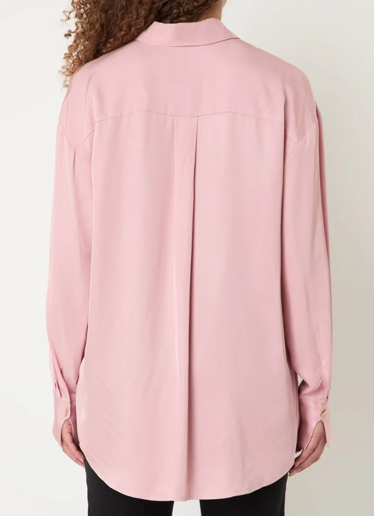 Halenka Expresso Oversized se skrytým zapínáním na knoflíky