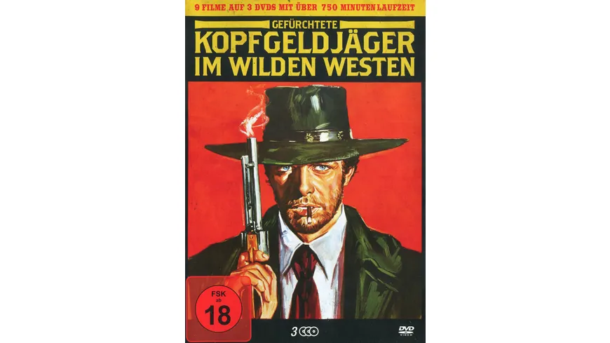 Gefürchtete Kopfgeldjäger im Wilden Westen  [3 DVDs]