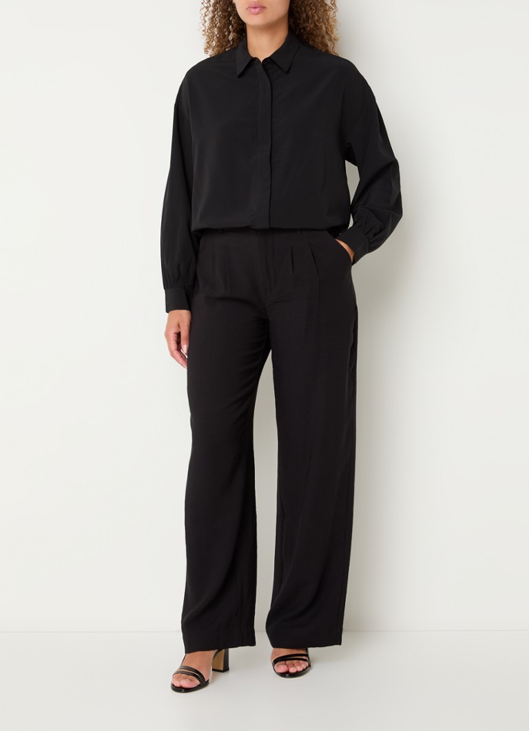 French Connection Capriana blouse with back neckline