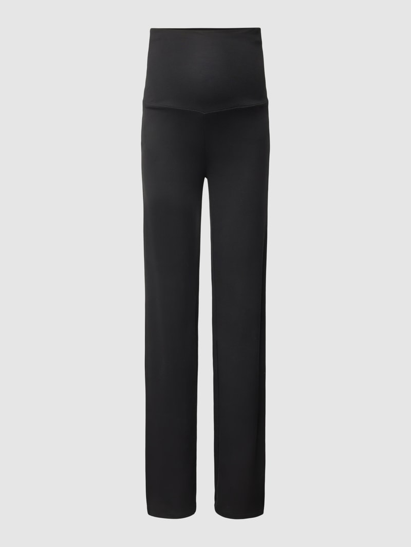 Umstands-Hose in unifarbenem Design Modell 'CAYLYN' in schwarz