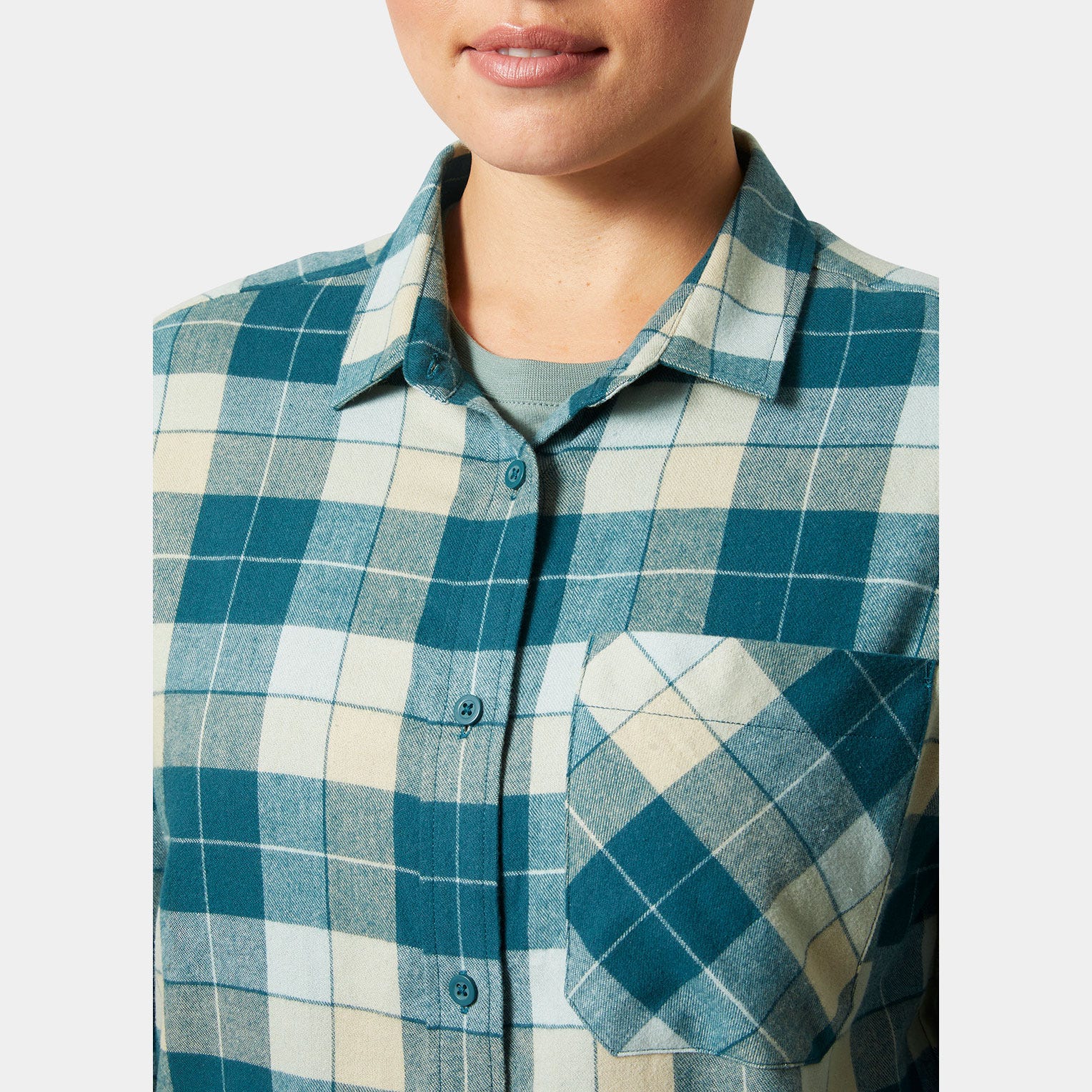 Women's Lokka Organic Flannel Long Sleeve Shirt