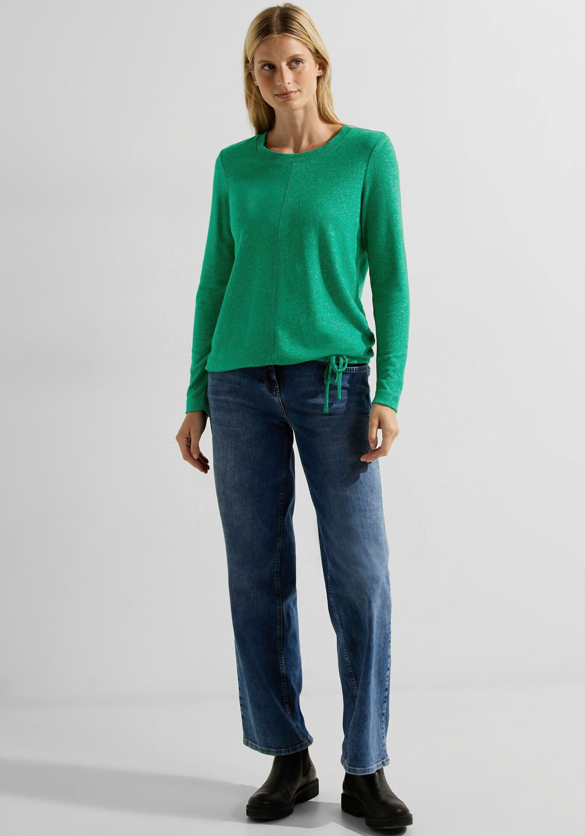 Cecil Sweater mit Tunnelzugband im Saum