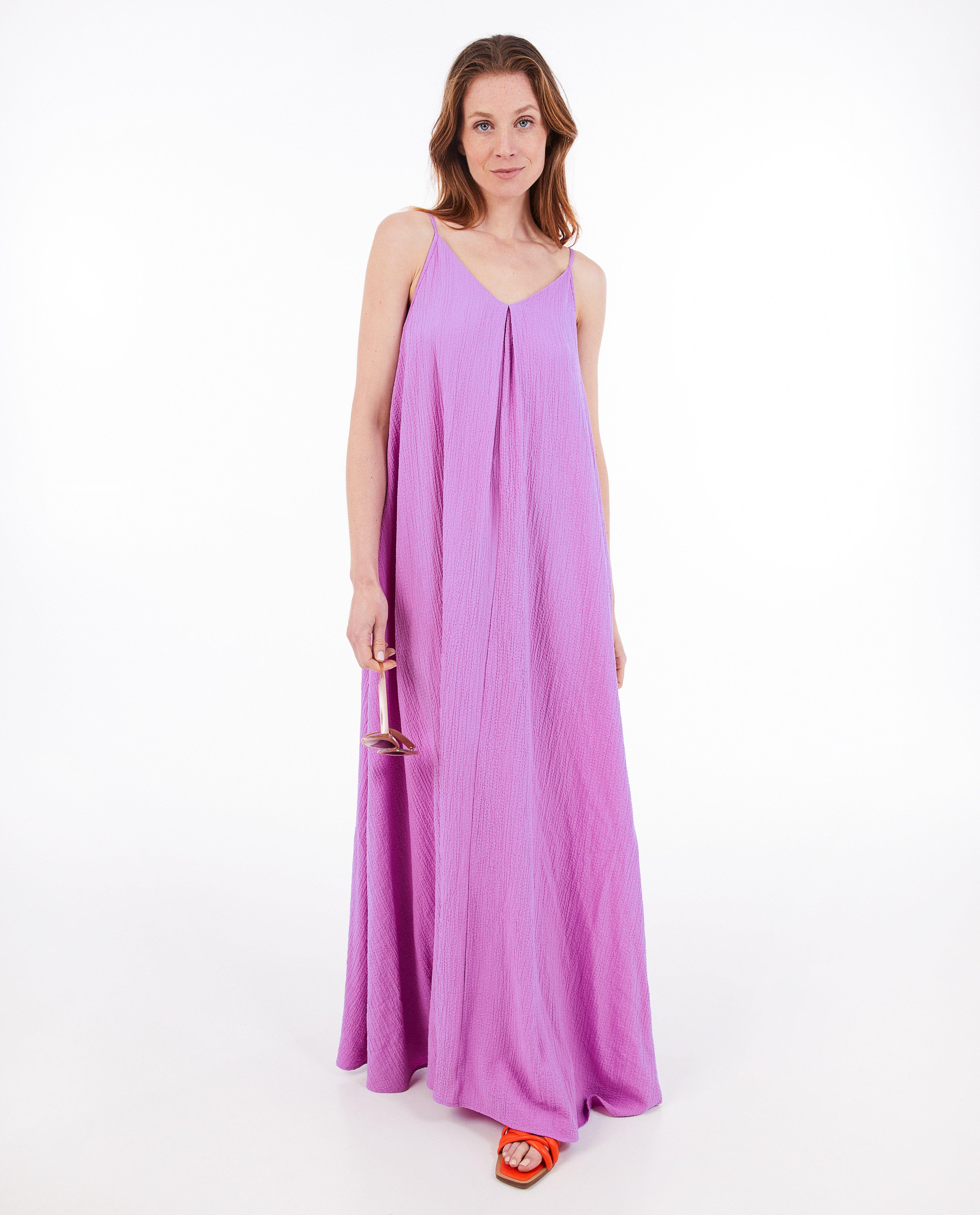 Rochie Sora cu textură violetă