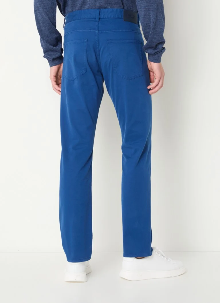 HUGO BOSS H-Delaware vunene hlače slim fit kroja s bočnim džepovima