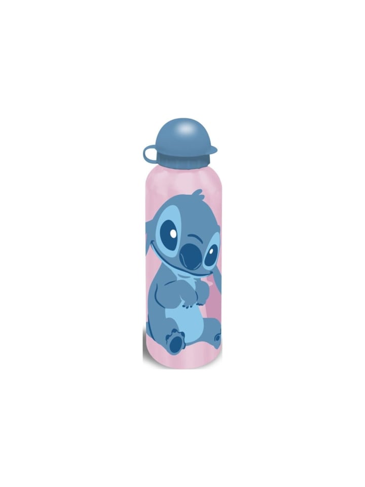 Lilo & Stitch Lilo & Stitch Trinkflasche 500 ml aus Aluminium für Kinder Blau in Pink günstig kaufen 500 ml