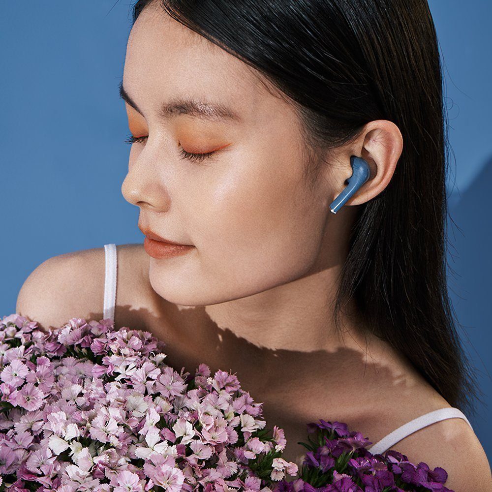 Mutoy Bluetooth Kopfhörer, Kopfhörer Kabellos Bluetooth 5.0 Noise Cancelling In-Ear-Kopfhörer (True Wireless, Touch Control, IP6 Wasserdichte, 30 Stunden Spielzeit)