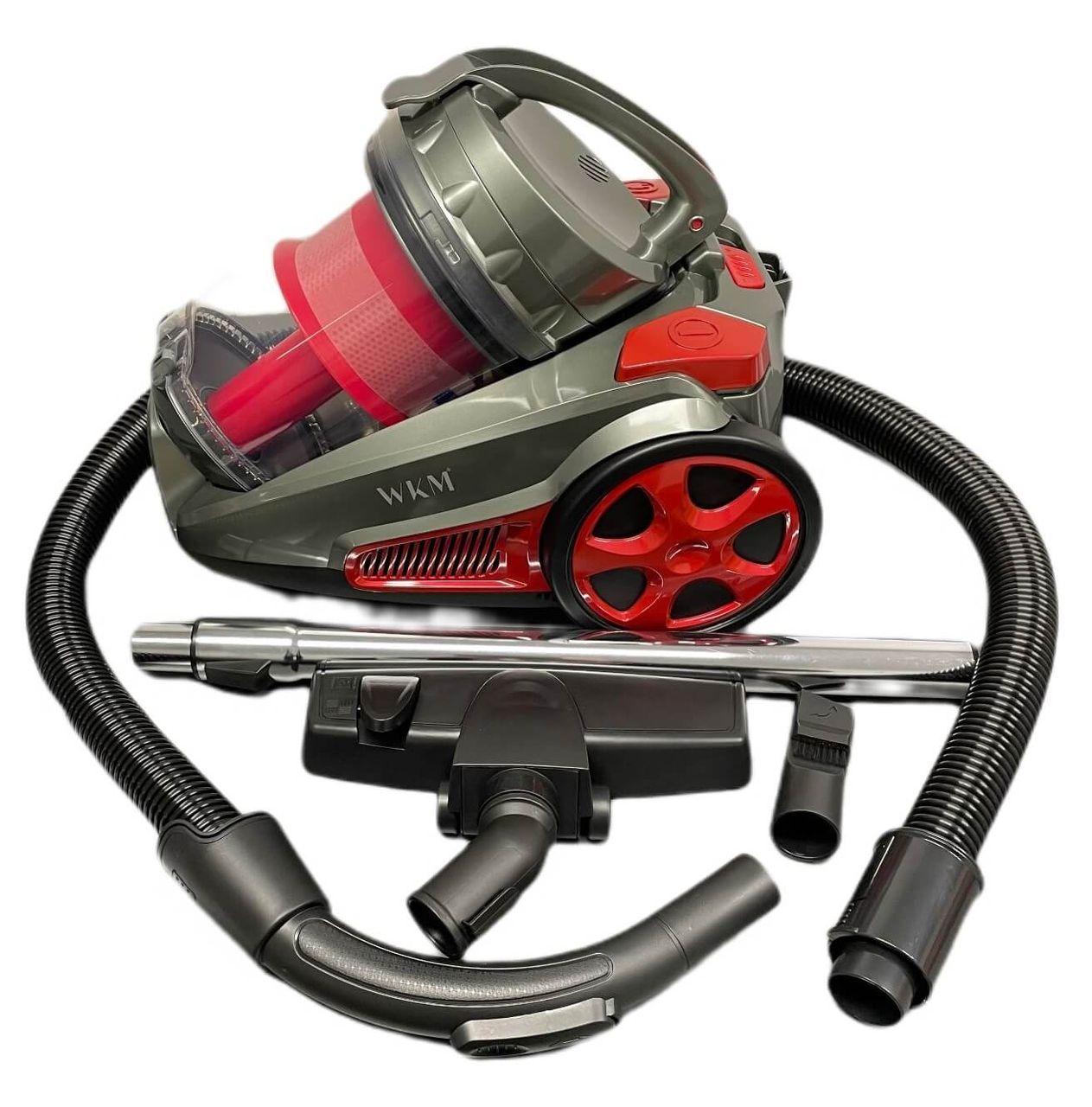 Topmatic WKM PSC-2300W.17 Zyklon Boden Staubsauger rot 850W beutellos HEPA-FILTER 3L Kapazität