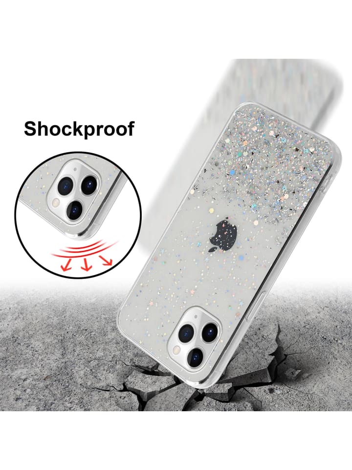 cadorabo Hülle für Apple iPhone 11 Glitter in Transparent mit Glitter günstig kaufen iPhone 11